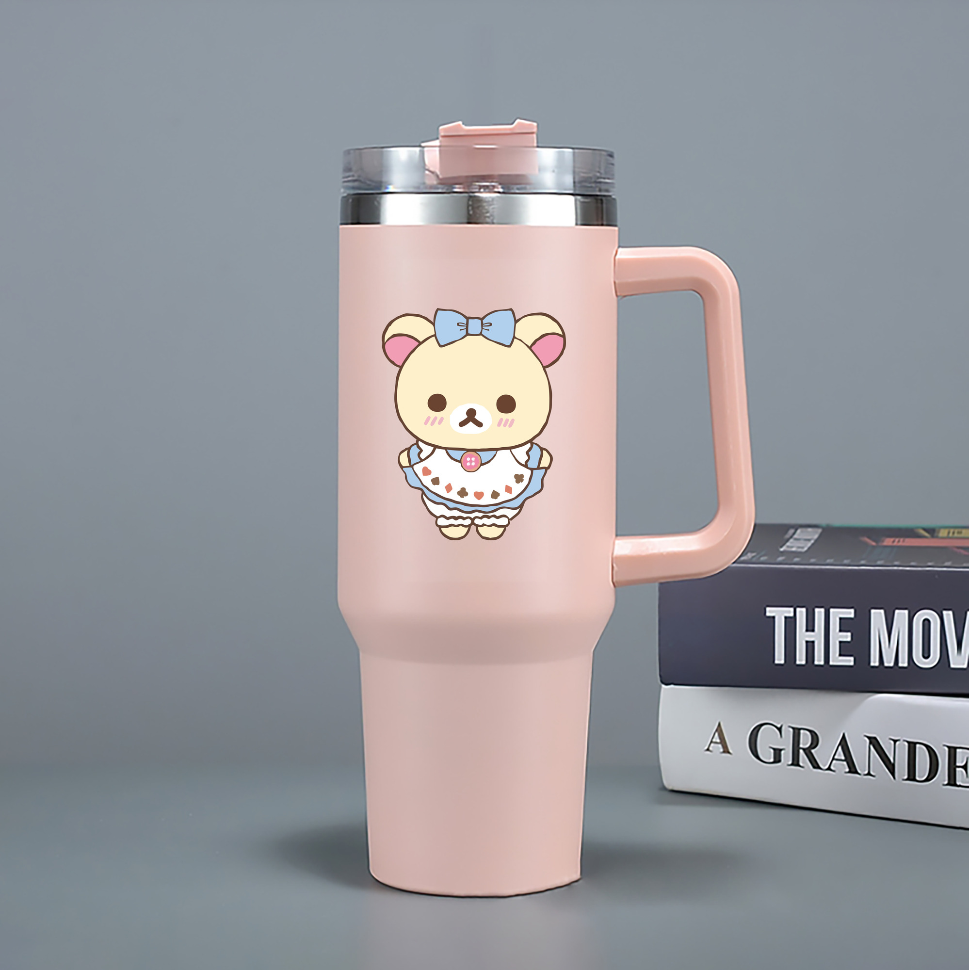 （画像用） リラックマ リラックマ キイロイトリ Rilakkuma Korilakkuma Kiiroitori 1200mL車用タンブラー（カラープリント）